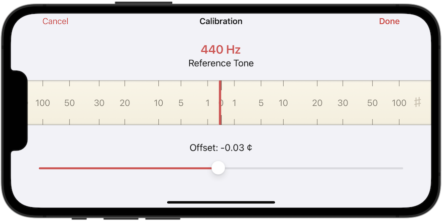 Calibration against an external reference