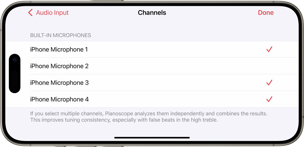 Selecting Multiple Input Channels