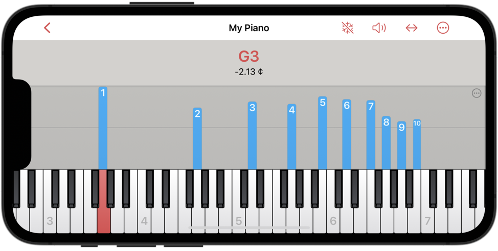Recording intervals - step 2